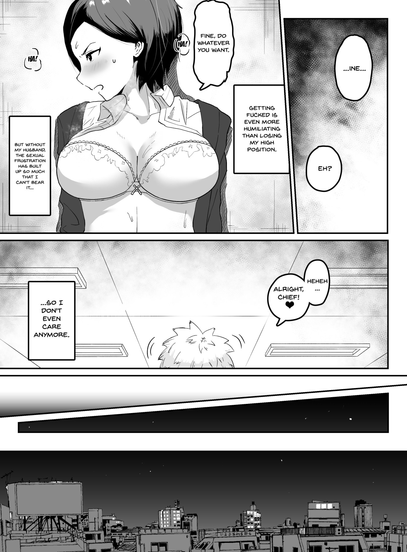 Hentai Manga Comic-A Proud Married Office Worker Gets Fucked By  Her Subordinate-Read-14